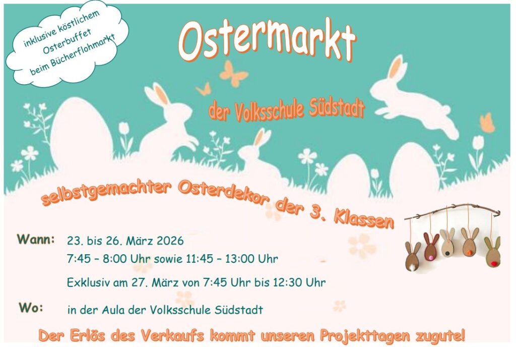 ostermarkt plakat 2026